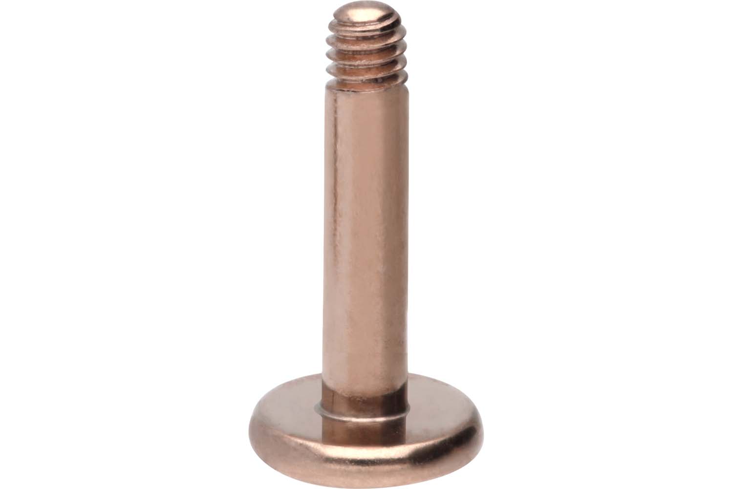 Chirurgenstahl Labret Piercing ohne Kugel